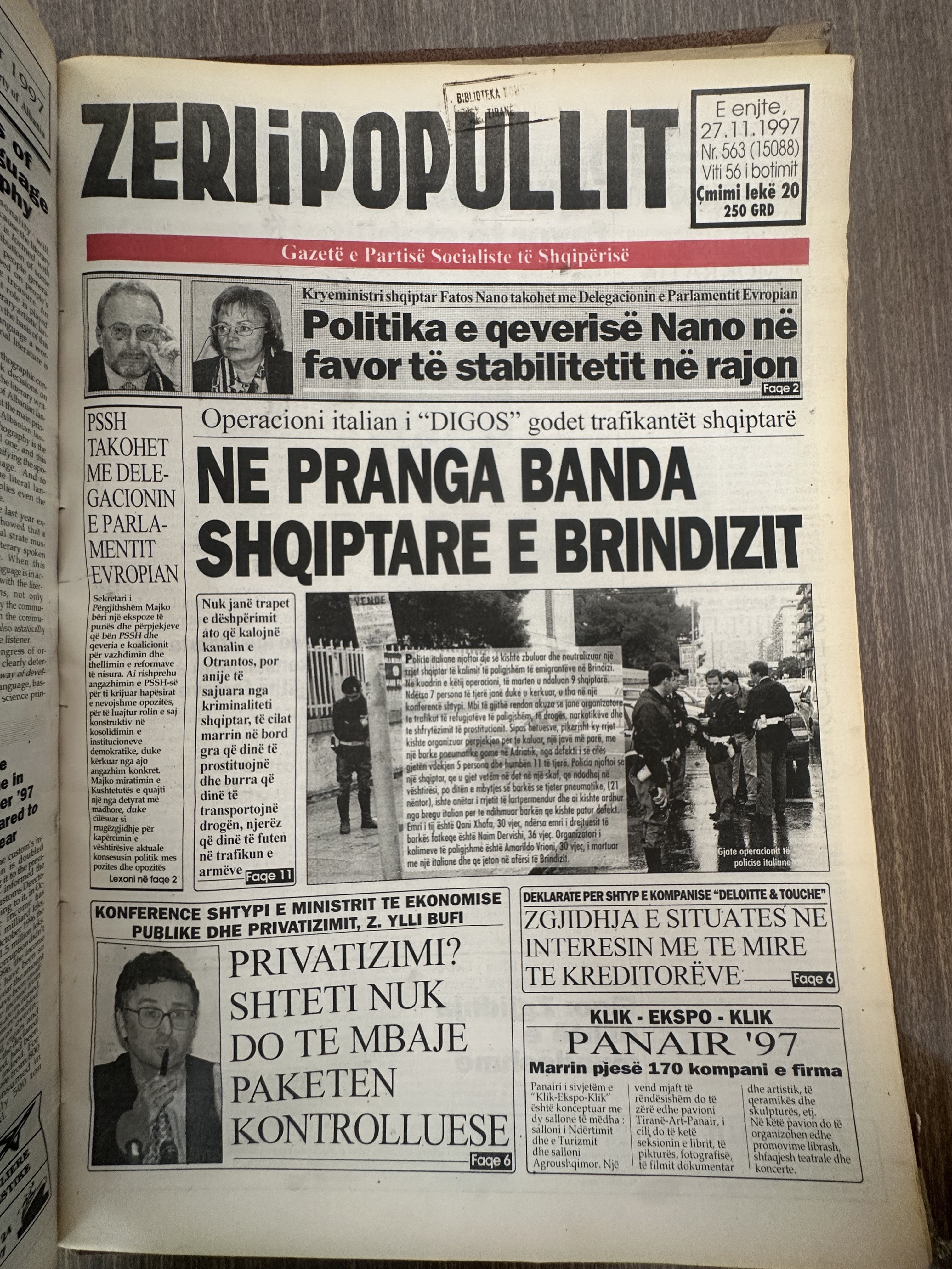 Zëri i Popullit 1997-11-27